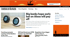 Desktop Screenshot of americanbanker.com