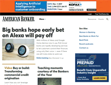 Tablet Screenshot of americanbanker.com